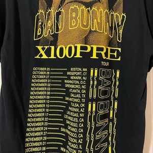 Official Tour Merch Bad Bunny Brand New Medium 2018